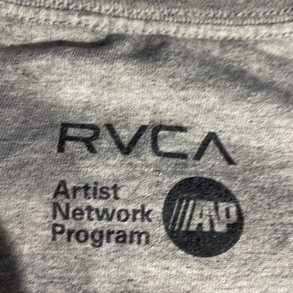 RVCA Men’s Chief T-Shirt Grey Size Medium - Picture 8 of 8